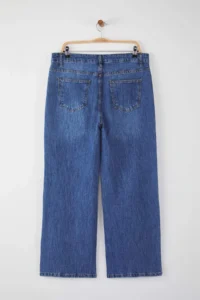 Trendyol Curve Mavi High Waist Wide Leg Plus Size Wide Leg jeans - Image 7