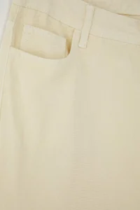 Trendyol Curve Ecru High Waist Wide Leg Plus Size Wide Leg jeans - Image 6