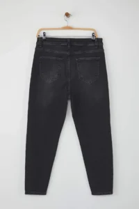 Trendyol Curve Gray High Waist Flexible skinny denim plus size jeans - Image 7