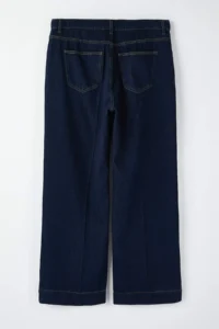 Trendyol Curve Special Collection Dark Blue Pocket Detail Straight Fit 100% Cotton Non-Stretch jeans - Image 8