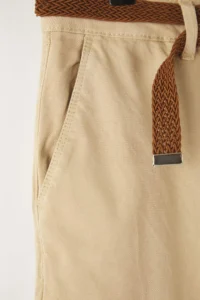 Trendyol Curve Beige High Waist Arched Mom Fit denim plus size jeans - Image 6
