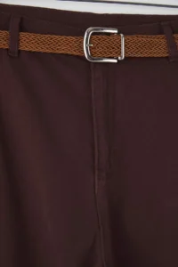 Trendyol Curve Brown High Waist Arched Mom Fit denim plus size jeans - Image 6