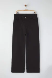 Trendyol Curve Black High Waist flared leg Plus Size Flare Fit jeans - Image 5
