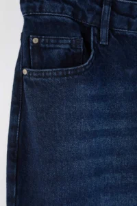 Trendyol Curve Gece Mavisi High Waist Wide Leg Plus Size Wide Leg jeans - Image 6