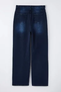 Trendyol Curve Gece Mavisi High Waist Wide Leg Plus Size Wide Leg jeans - Image 7