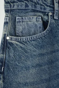 Trendyol Curve Mavi High Waist barrel Baggy 100% Cotton Non-Stretch plus size jeans - Image 6