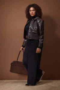 Trendyol Curve Anthracite Yüksel Waist 90's Straight Fit 100% Cotton Non-Stretch plus size jeans - Image 2