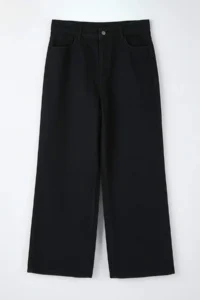 Trendyol Curve Anthracite Yüksel Waist 90's Straight Fit 100% Cotton Non-Stretch plus size jeans - Image 5