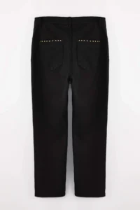 Trendyol Curve Non-fading Black High Waist Trok Detailed Flexible Plus Size Mom jeans - Image 7