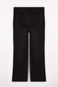 Trendyol Curve Non-fading Black High Waist Rib Detailed Flexible Wideleg/Wide Leg plus size jeans - Image 7