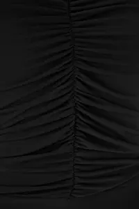 Trendyol Curve Black Bottom snaps Knitting Plus Size Bodysuit - Image 6