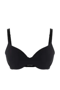 Trendyol Curve Black Sabit Covered without filling underwire T-Shirt Bra Plus Size Bra - Image 2