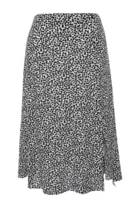 Trendyol Curve Black slit Weaving Viscose Skirt - Image 6