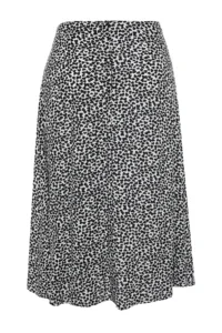 Trendyol Curve Black slit Weaving Viscose Skirt - Image 8