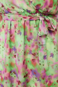 Trendyol Curve Multicolored Siphon Weaving Plus Size Dress - Image 5