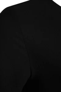 Trendyol Curve Black Short Sleeve Weaving with flywheel Midi Plus Size Dress - Image 7