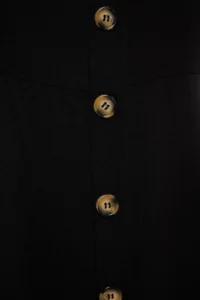 Trendyol Curve Black Weaving Buttoned Front Dress - Image 7