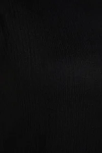 Trendyol Curve Black A-line Crepe Knitting Dress - Image 7