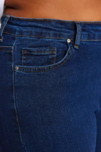 Trendyol Curve Dark Blue High Waist Flexible Plus Size skinny jeans - Image 16