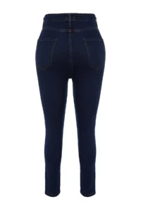 Trendyol Curve Dark Blue High Waist Flexible Plus Size skinny jeans - Image 20