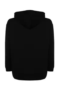 Trendyol Curve Black Hooded Zippered Thin Knitting Sweatshirt - Image 8