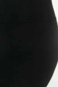 Trendyol Curve Black High Waist Shaping Knitting Leggings - Image 4