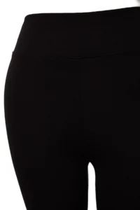 Trendyol Curve Black Shaping Elastic Waist High Waist Flexible Knitting Plus Size Leggings - Image 8