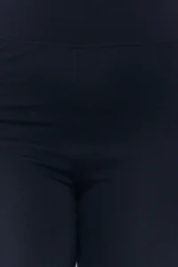 Trendyol Curve Navy Blue High Waist Shaping Elastic Waist Knitting Plus Size Leggings - Image 5
