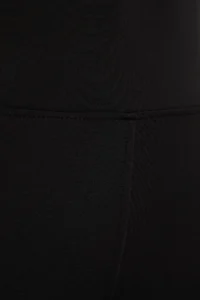 Trendyol Curve Black High Waist Knitting Scuba Material Plus Size Leggings with Fleece Inside - Image 8