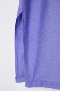 Trendyol Curve Purple Thin Sleeveless slit Weaving Plus Size Dress - Image 7