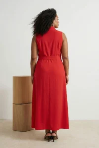 Trendyol Curve Rejection Aerobin Weaving Plus Size Dress - Image 2