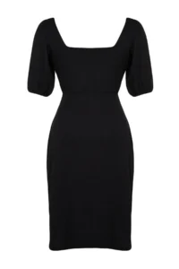 Trendyol Curve Black slit Knitting Dress - Image 12