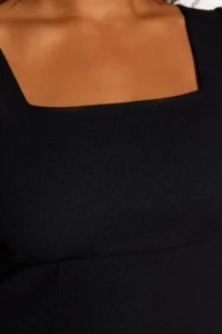 Trendyol Curve Black slit Knitting Dress - Image 9