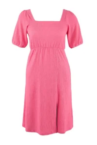 Trendyol Curve Pink slit Knitting Dress