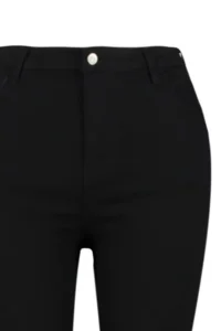 Trendyol Curve Solmayan Black High Waist Flexible Short Hem culotte Fit plus size jeans - Image 12