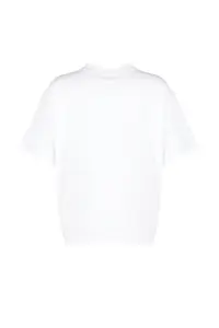 Trendyol Curve White Collar Ribbed Wide Pattern Basic 100% Cotton Knitting T-Shirt - Image 8