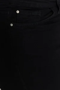 Trendyol Curve Black High Waist Dirty End Detailed Wide Leg/Wide Leg comfort/Middle Flexible jeans - Image 9