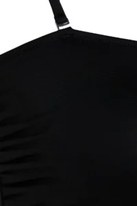 Trendyol Curve Black Strapless Rope Sleeveless Plus Size Bikini Top - Image 8