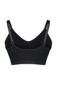 Trendyol Curve Black Sleeveless seamless Without underwire Wireless Flexible bralette Knitting Plus Size Bra - Image 6