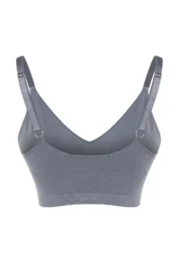 Trendyol Curve Gray Sleeveless seamless Without underwire Wireless Flexible bralette Knitting Plus Size Bra - Image 8