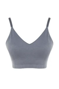 Trendyol Curve Gray Sleeveless seamless Without underwire Wireless Flexible bralette Knitting Plus Size Bra - Image 9