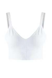 Trendyol Curve White Sleeveless seamless Without underwire Wireless Flexible bralette Knitting Plus Size Bra - Image 2