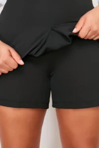 Trendyol Curve Black Weaving Shorts Skirt - Image 5