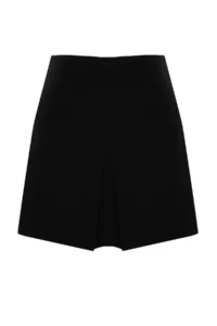 Trendyol Curve Black Weaving Shorts Skirt - Image 7