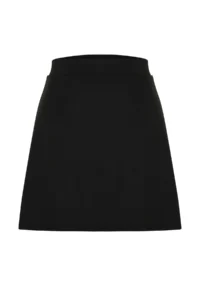Trendyol Curve Black 2 Layer Knitting Sports Shorts Skirt - Image 8