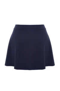 Trendyol Curve Navy Blue 2 Layer Knitting Sports Shorts Skirt - Image 8
