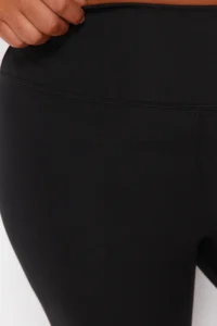 Trendyol Curve Black Brushed Soft Material flared leg Yoga Knitting Sports Leggings - Image 5
