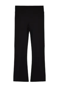 Trendyol Curve Black Brushed Soft Material flared leg Yoga Knitting Sports Leggings - Image 7