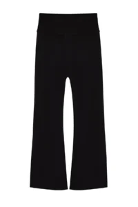 Trendyol Curve Black Brushed Soft Material flared leg Yoga Knitting Sports Leggings - Image 8