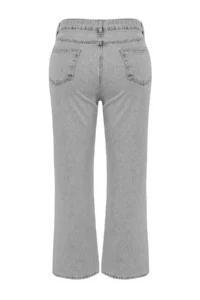 Trendyol Curve Mavi High Waist Straight Fit jeans - Image 6